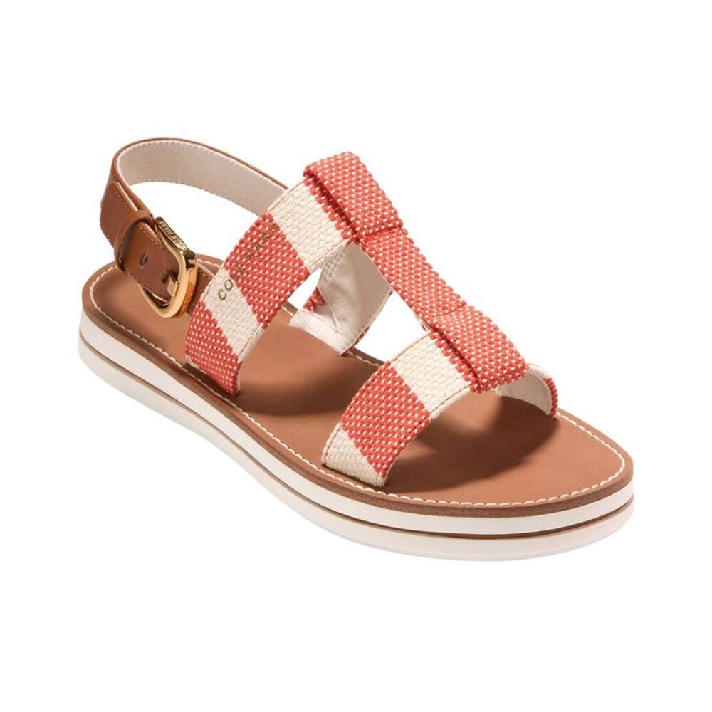 Cole Haan Pich Long Weekender Canvas Sandal